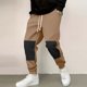 thumbnail image 1 of Pantalones largos para hombre, estilo casual, a la moda, con cordón ajustable en la cintura y bolsillos, pantalones deportivos de rayón para hombre., 1 of 6