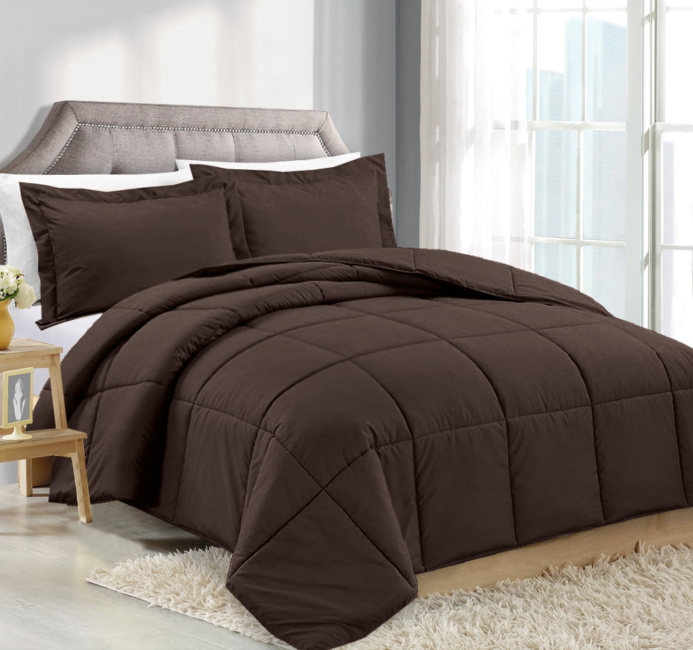 Clara Clark Luxury Down Alternative Reversible Comforter Set