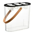 thumbnail image 1 of jinwen Hydroponics Grower Box 6 Holes Hydroponic System Planting Container for Home Black, 1 of 9