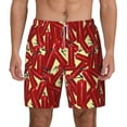 thumbnail image 3 of Uemuo Fire Extinguisher Pattern Mens Swim Trunks Quick Dry Board Shorts with Mesh Lining, Stretch Beach Shorts Quick Dry No-Chafing Board Shorts-Large, 3 of 9