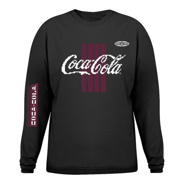 Sudadera Coca Cola para Caballero Logo Negro Talla M