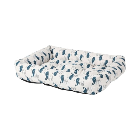 Pet Bed Dog Bed - New All - Season Universal Pet Nest Summer Cool Bed with Linen Cool Feeling Soft and Thickened Design - For Small Dogs Indoor Use Travel Use