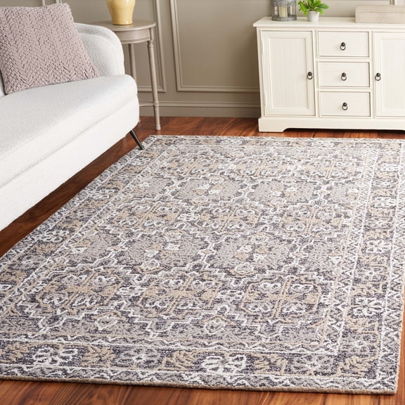 Safavieh Antiquity Beckett Distressed Area Rug, Brown/Ivory, 5' x 8'