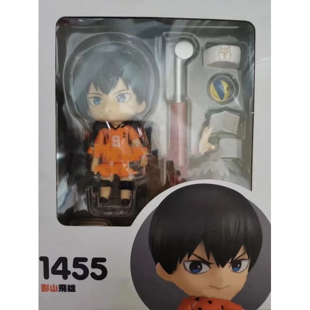 Figuras de acción de Haikyuu, juguetes de colección en PVC de 10CM, Hinata, Shoyo, Tobio, Kageyama, modelo de dibujos animados Gong Bohan LED