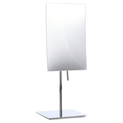 Jerdon Rectangular Tabletop Vanity Mirror - Makeup Mirror with 3X Magnification - Polished Chrome Finish - 5 by 8 - Model JP358C