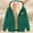 Army Green, variant on Hueook Jackets for Women Trendy Women's Fashionable Printed Fleece Hooded Sweatshirt Jacket Beige 3X