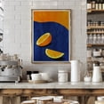 thumbnail image 2 of Petit Déjeuner, Deux Oranges Framed Art Modern Wall Decor, 2 of 15