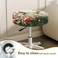 thumbnail image 4 of ZIATUBLE Hummingbird Flower Stool Covers Cushion Universal Bar Stool Chair Slipcovers 2 Pcs Easy to Install Stool Seat Replacement Cover Size S Soft Stool Cushion Covers Circle, 4 of 6