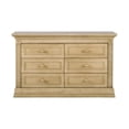 thumbnail image 3 of Baby Cache Montana 6-Drawer Traditional Wood Dresser in Glazed White, 3 of 3
