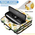 thumbnail image 6 of Zipper Binder with Shoulder Strap 2 inch 3 Ring Waterproof File Folder Organizer Bag 500 Sheet Coconuts and Pineapples Pattern, 6 of 8