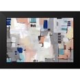 thumbnail image 2 of Lera 24x17 Black Modern Framed Museum Art Print Titled - Intertwining Grid I, 2 of 5