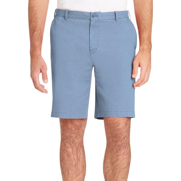 IZOD Mens Classic Fit Solid Saltwater Stretch Chino Shorts - Walmart.com