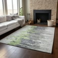 thumbnail image 6 of Addison Rugs Mayfield Washable Transitional Modern Green Rectangle Rug, 3' x 5', 6 of 6