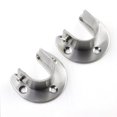 thumbnail image 3 of MYG 2pcs Closet Rod Wardrobe Pipe Hanging Rail Rod End Support Bracket 25/32mm Dia, 3 of 8