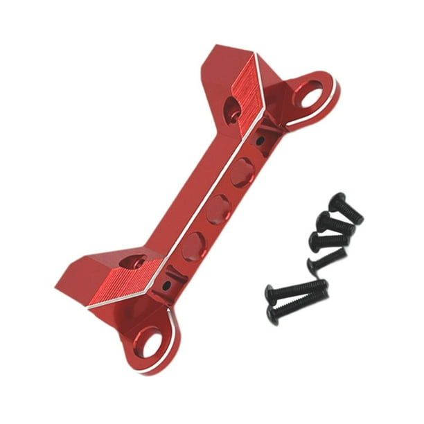 Accesorio de conexión para parachoques delantero de coche RC, conector para parachoques para Wltoys 1:10 104020 rojo