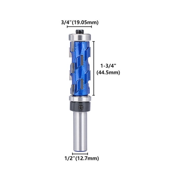 Spiral Flush Trim Router Bit Advanced Multi-Blade Technology, Thickened Tungsten Steel, Wood Trimming
