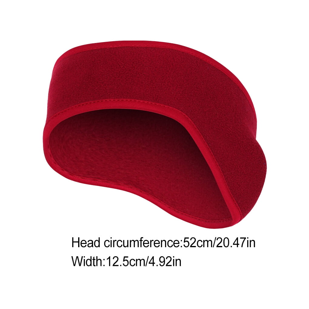 Bandeaux D'Oreilles D'Hiver Accessoire De Vêtements En Polaire Couvre- Oreilles Chauffants Bandeau De Sport Extensible Pour Cyclisme En Plein Air Gris