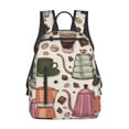 thumbnail image 3 of Balery Vintage Coffee Lightweight Backpack for Men and Women - Durable and Water-Resistant, Ideal for School, Work, Travel, and Everyday Use, 3 of 9