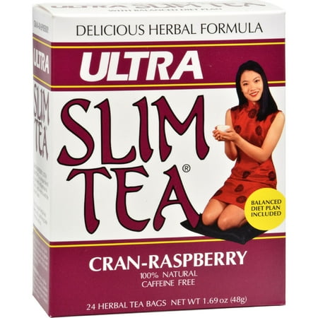 - Hobe Labs Ultra Slim Tea Cran-Raspberry - 24 Tea Bags