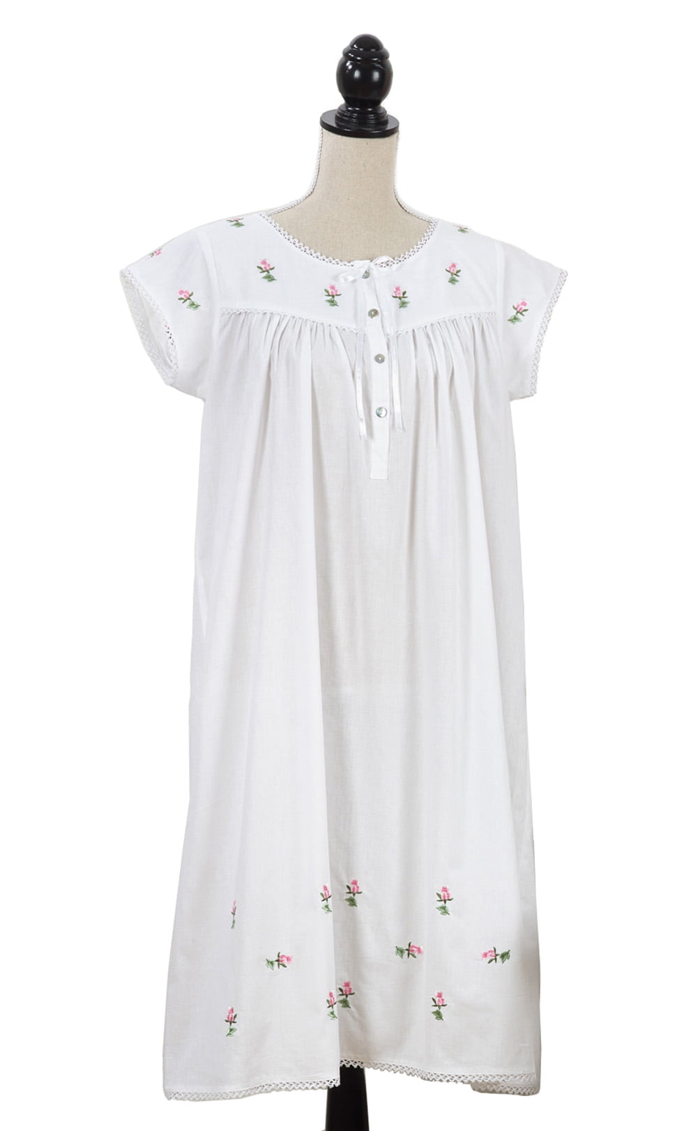 cotton short sleeve nightgown
