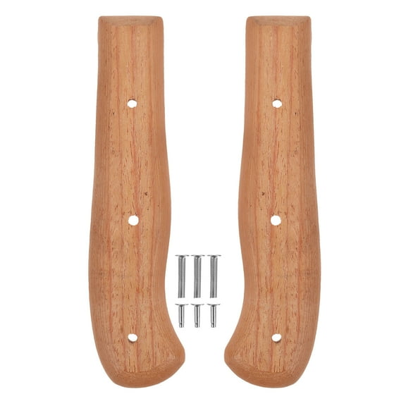 Raindrops Knife Handle Replacement Kit 1 Set Wooden Chef Knife Handle for DIY Kitchen Knife Making with Non Slip Grip