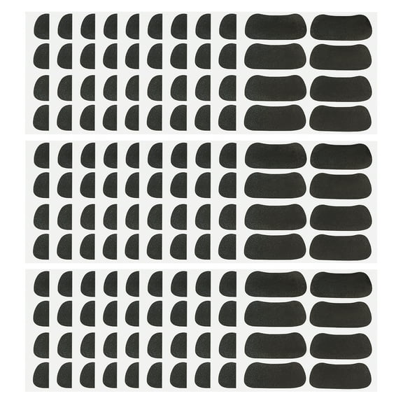 Uxcell 120 Pairs Glitters Sports Eye Black Stickers, Under Eye Gold Tone Strips Football Face Stickers