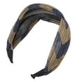 thumbnail image 4 of Unique Bargains 1 Pc Fashion Sequins Wave Wide Headbands for Women Blue, 4 of 6