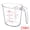 Clear 250ml, variant on Unique Bargains PS Material Measuring Cup for Measuring and Pouring Clear 250ml