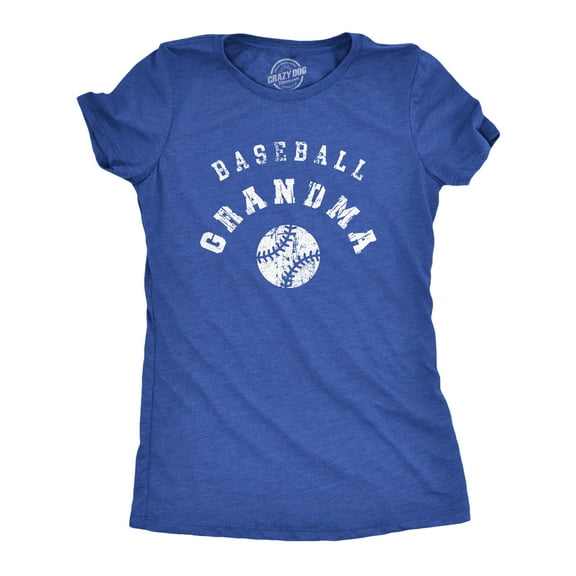 Womens Baseball Grandma T Shirt Cool Base Ball Granny Tee for Ladies Womens Graphic Tees