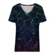 thumbnail image 3 of Blusa informal de manga corta con cuello redondo para mujer con estampado del día de San Valentín OAVQHLG3B Store  lin121212, 3 of 3