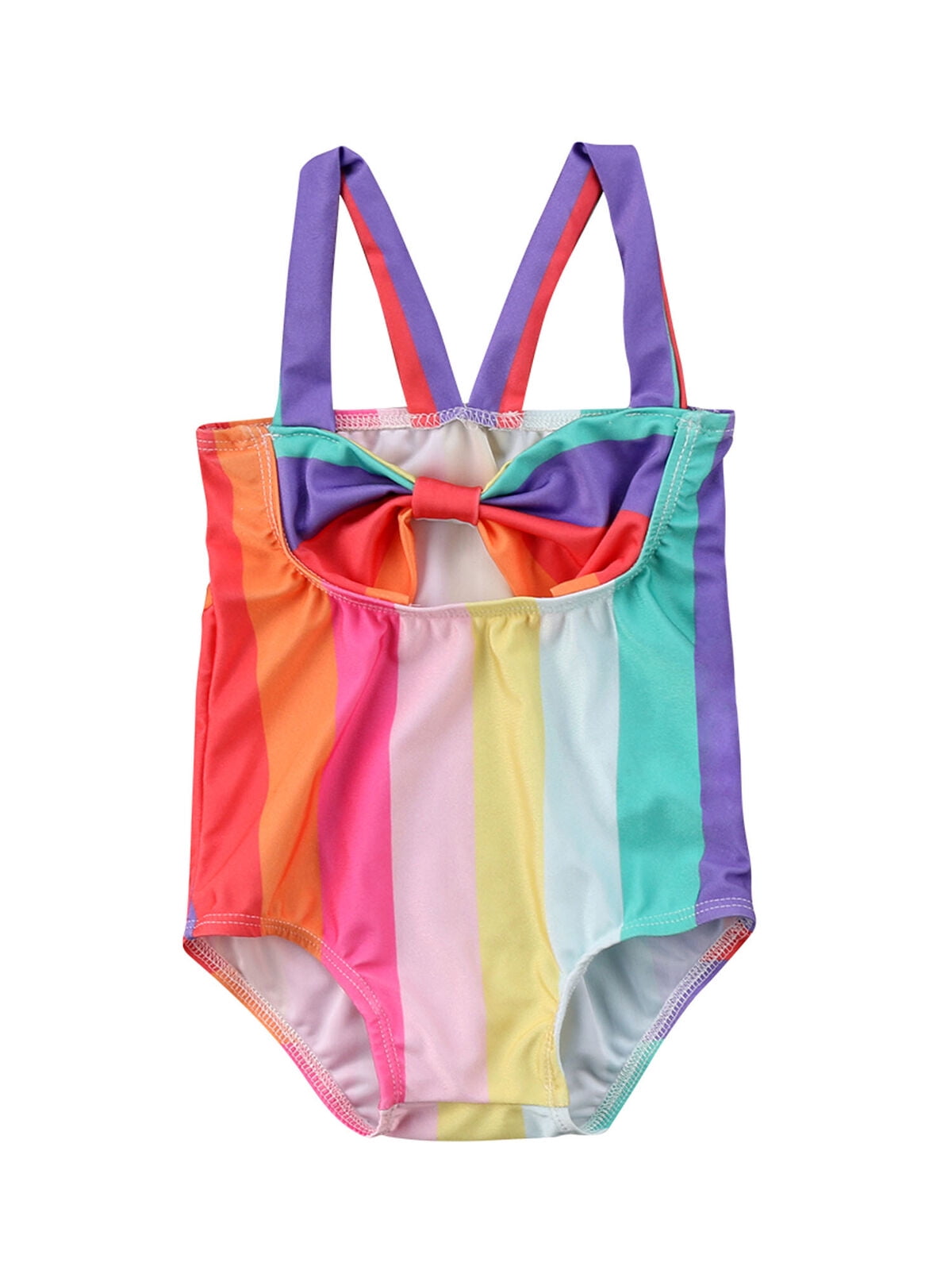 Lookwoild Lookwoild Rainbow Toddler Kid Baby Girl Swimsuit Bikini