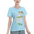 thumbnail image 2 of T-Shirt Basique à Manches Courtes pour Femmes Sailor Moon Makoto Kino, 2 of 6