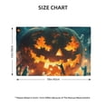 thumbnail image 2 of Placemats Set of 4 / 6, Halloween Ghost Puzzle Pumpkin A Placemats for Dining Table Indoor/Outdoors Heat Resistant Washable Placemats 18" x 12", 2 of 8