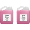 Genuine Joe GJO02105 Liquid Hand Soap with Skin Conditioner, 1 gallon Bottle, Pink, 2 Units