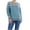 Blue, variant on Women Sweaters Color Block Casual Simple Long Sleeve Tops Fall Winter Round Neck Pullover Blouse Daily Wear