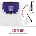 thumbnail image 6 of Franklin Sports NBA Sacramento Kings Mini Over the Door Basketball Hoop - Kids Indoor Mini Basketball Hoop with Basketball - NBA Fan Shop Mini Hoop for Bedroom + Office - Over the Door Mini Hoop Set, 6 of 12