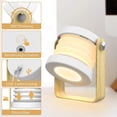 thumbnail image 4 of Lámpara de mesa Lámpara de noche LED, linterna de luz nocturna, táctil vintage regulable, 3 modos de iluminación, linterna portátil plegable, lámpara de noche, lámpara de camping F, 4 of 5