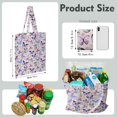 thumbnail image 2 of Watercolor Butterfly Floral Canvas Tote Bag – Romantic Nature-Inspired Reusable Cotton Shopping Bag with Artistic Fantasy Garden & Starry Sky Design for Women, Teens, Aesthetic Gift Lovers, 2 of 7