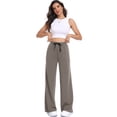 thumbnail image 5 of Cadmus Womens Wide Leg Sweatpants High Waist Loose Soft Casual Workout Pants with Pockets, 5 of 7