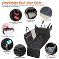 thumbnail image 3 of Car SUV Truck Waterproof Back Seat Extender  Non Inflatable Dog Car Seat Cover Hammock Travel Bed Black, 3 of 7