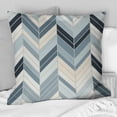 thumbnail image 2 of Designart "Monochrome Herringbone" Chevron Printed Throw Pillow, 2 of 5