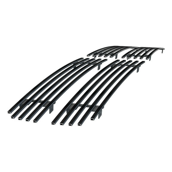 APS Compatible with Dodge Ram 1999-2001 Sport Main Upper Stainless Steel SS Black Billet Front Grill Grille Insert D85074H