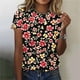 thumbnail image 2 of Camisas de Manga Larga para las Mujeres Suelto Ajuste Impreso Verano Sexy Cuello Redondo Superior, Poliéster Regular, 2 of 5