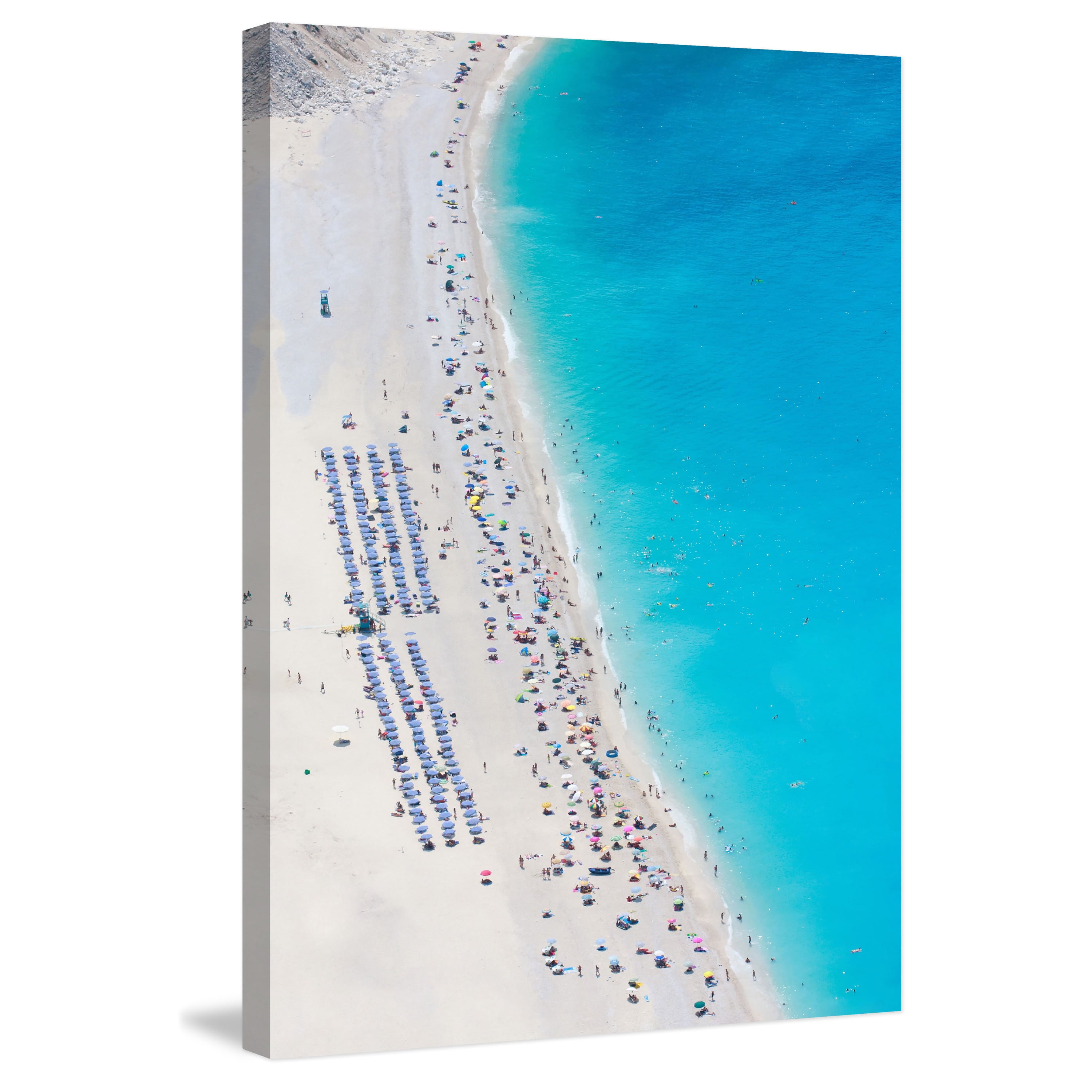 Marmont Hill "Beach Gathering" Painting Print on Wrapped Canvas