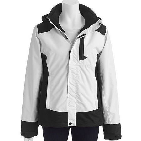 Iceburg Women's Plus Size 3-in-1 Peak Systems Coat With Removable Jacket