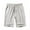 Gray, variant on Cotton Drawstring Breathable Lightweight Shorts for Men Elastic Waist Loose Shorts Casual Daily Running Hiking Shorts with Pockets