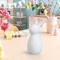 thumbnail image 6 of Easter Bunny Figurine, White Ceramic Rabbit Statue for Spring Home Table & Easter Decor, Holiday Gift for Kids & Adults, 6 of 7