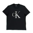 thumbnail image 2 of Calvin Klein Men's Puff Marbled Monogram Tshirt, Black Beauty,XL - US, 2 of 4
