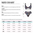 thumbnail image 6 of Wukai Cartoon Dinosaur Women's Bikini Set Two Piece,wimsuit High Waisted V Neck Twist Front Adjustable Spaghetti Straps Bathing Suit-XX-Large, 6 of 7