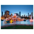 thumbnail image 2 of Colorful Buckingham Fountain - Cityscape Canvas Print, 2 of 3